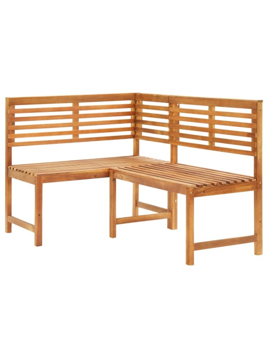 4dílný bistro set masivní akáciové dřevo