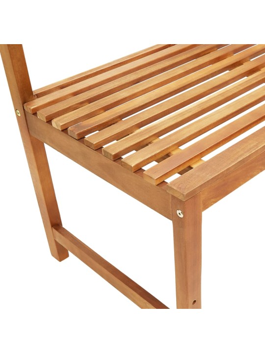 4dílný bistro set masivní akáciové dřevo