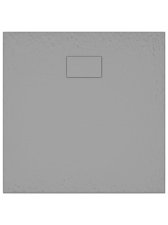 Sprchová vanička SMC šedá 90 x 80 cm