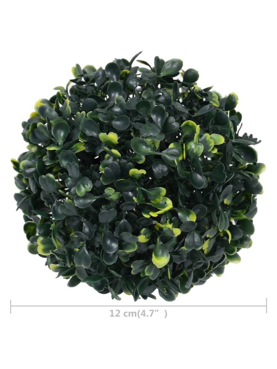 Umělé buxus koule 4 ks 12 cm