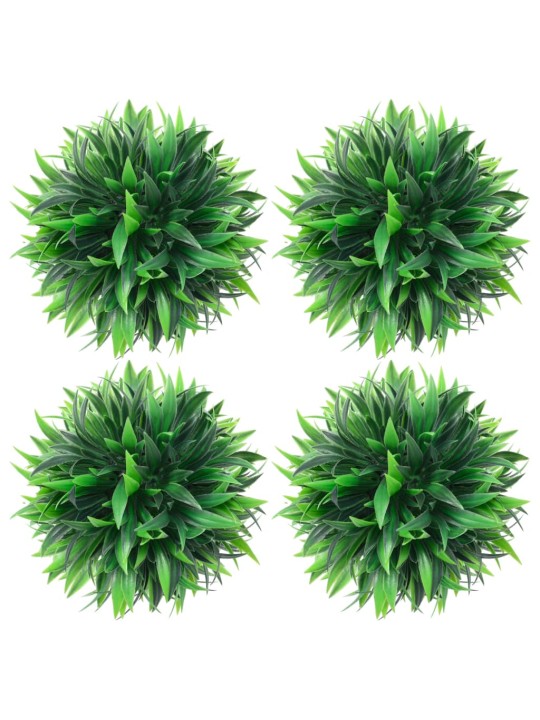 Umělé buxus koule 4 ks 15 cm