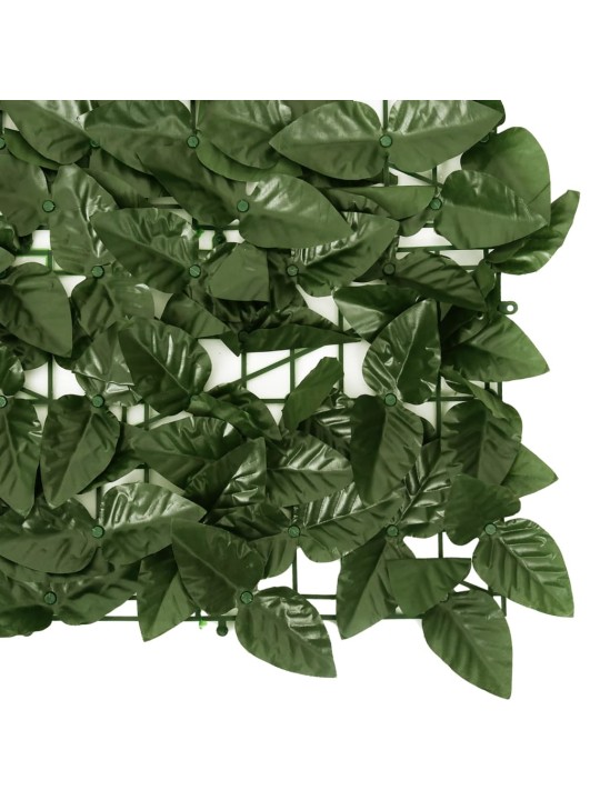 Balkónová zástěna s tmavě zelenými listy 300 x 150 cm