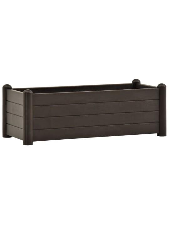 Vyvýšený záhon PP moka 100 x 43 x 35 cm