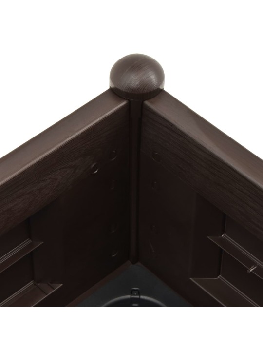 Vyvýšený záhon PP moka 100 x 43 x 35 cm