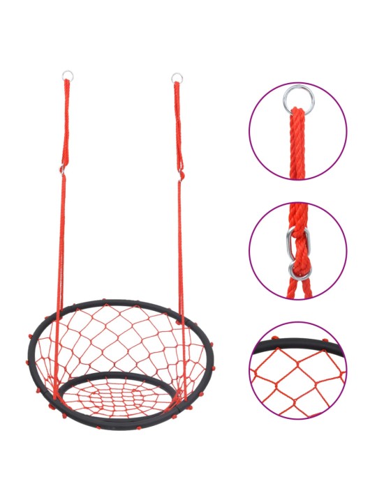 Síťové závěsné houpací křeslo 60 cm