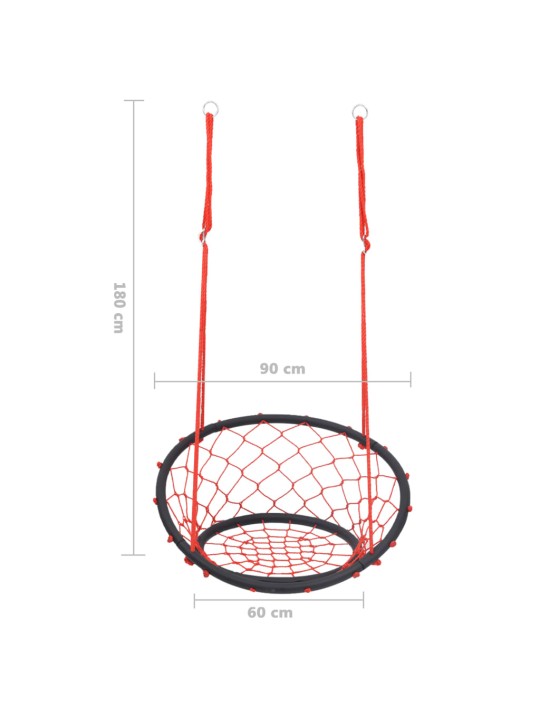Síťové závěsné houpací křeslo 60 cm
