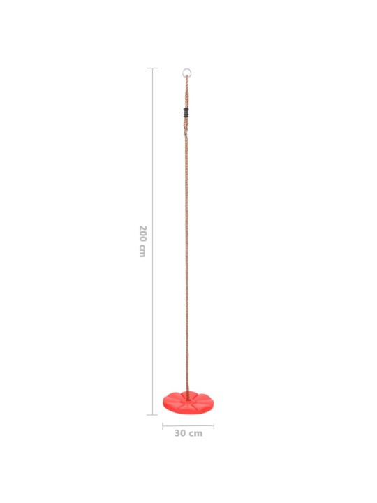 Houpací talíř 200 cm červený