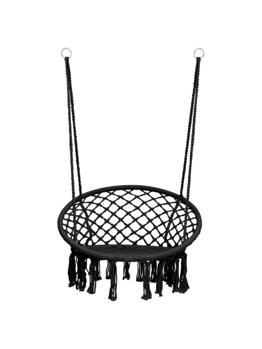 Závěsné houpací křeslo 80 cm antracitové