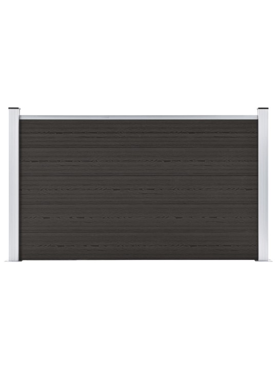Plotový dílec WPC 180 x 105 cm černý