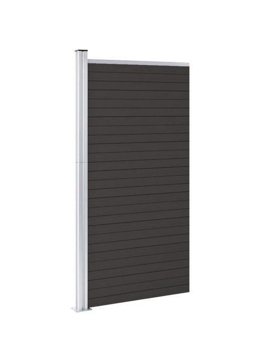 Plotový dílec WPC 95 x 186 cm černý