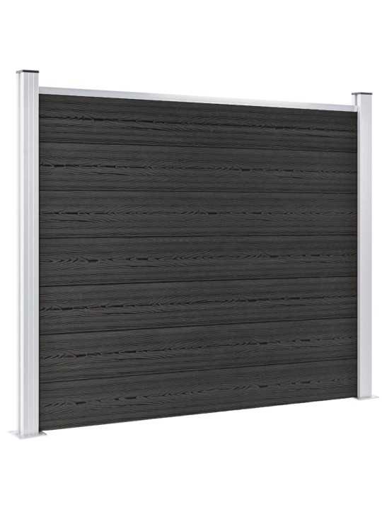 Plotový dílec WPC 180 x 146 cm šedý