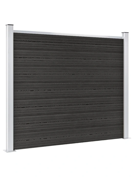 Plotový dílec WPC 180 x 146 cm šedý