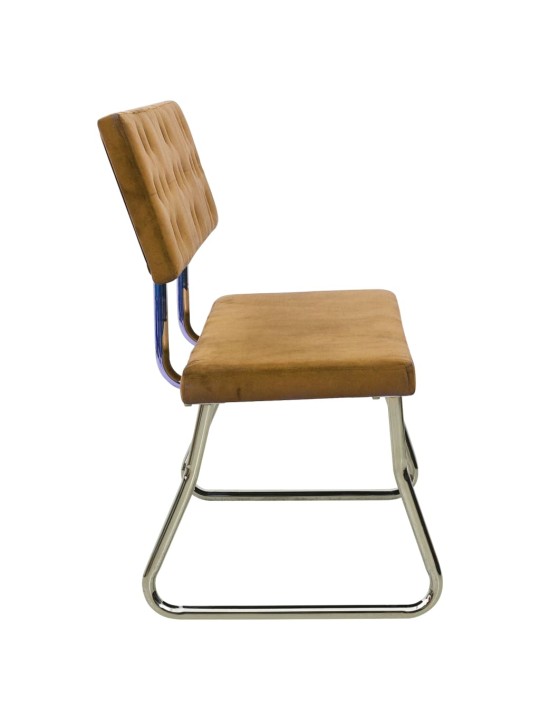 Lavice 110 cm hnědá samet