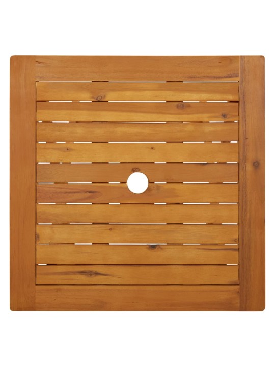Skládací zahradní stolek 60 x 60 x 75 cm masivní akáciové dřevo