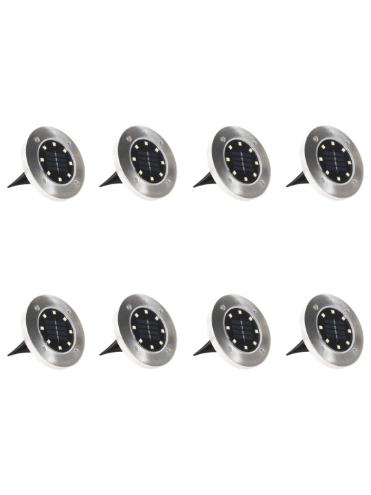 Solární světlo k zapíchnutí do země 8 ks LED RGB barva