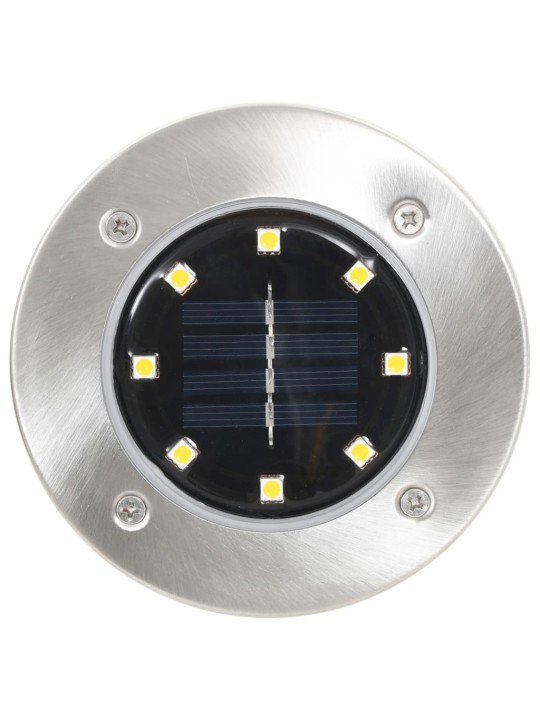 Solární světlo k zapíchnutí do země 8 ks LED RGB barva