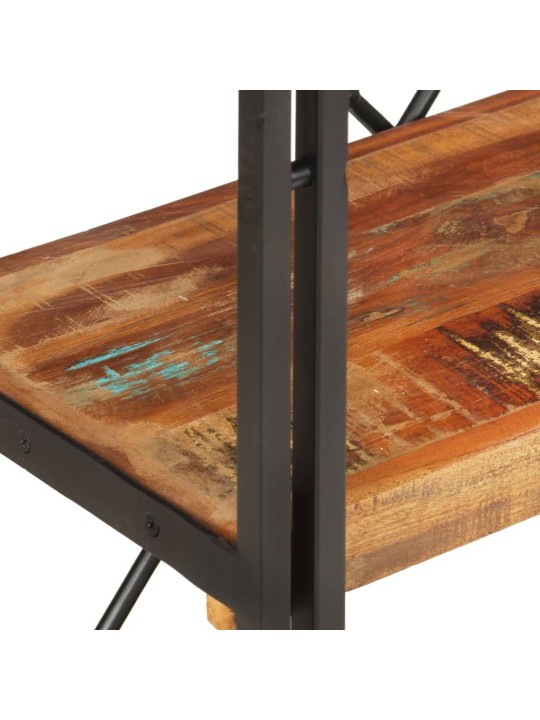 Knihovna se 3 policemi 60x30x80 cm masivní recyklované dřevo