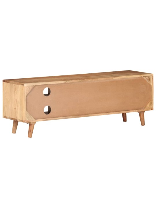 TV stolek 115 x 30 x 39 cm masivní akáciové dřevo