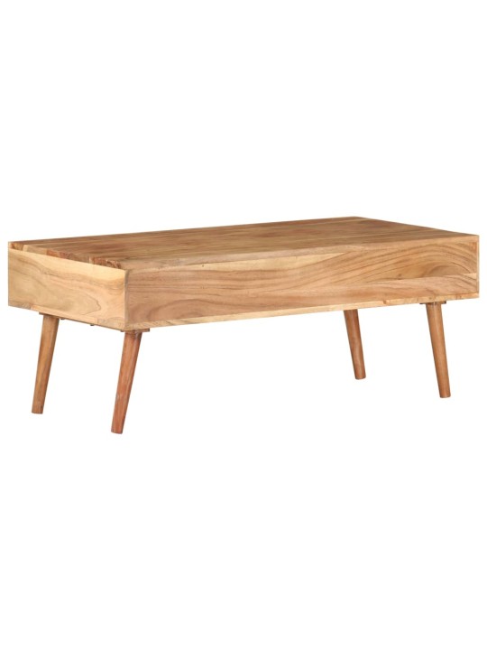 Konferenční stolek 100 x 50 x 39 cm masivní akáciové dřevo