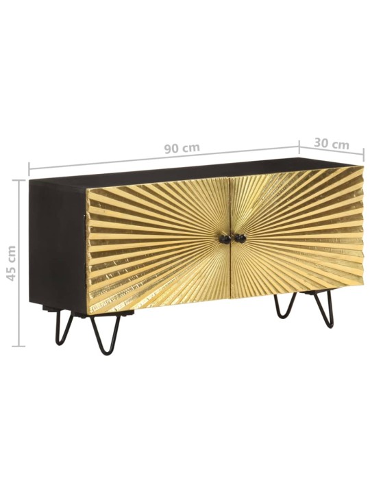 Tv stolek 90 x 30 x 45 cm masivní mangovníkové dřevo