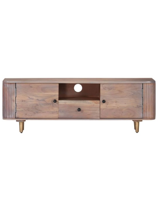 TV stolek 118 x 30 x 40 cm masivní akáciové dřevo
