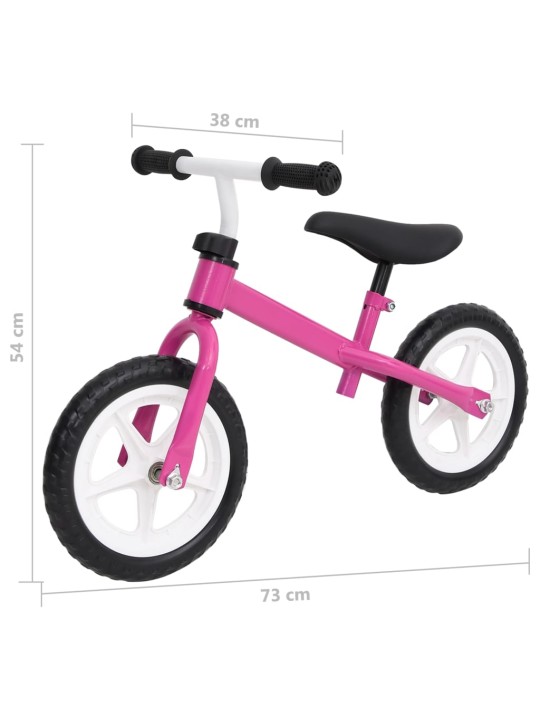 Odrážedlo velikost kol 9,5" růžové