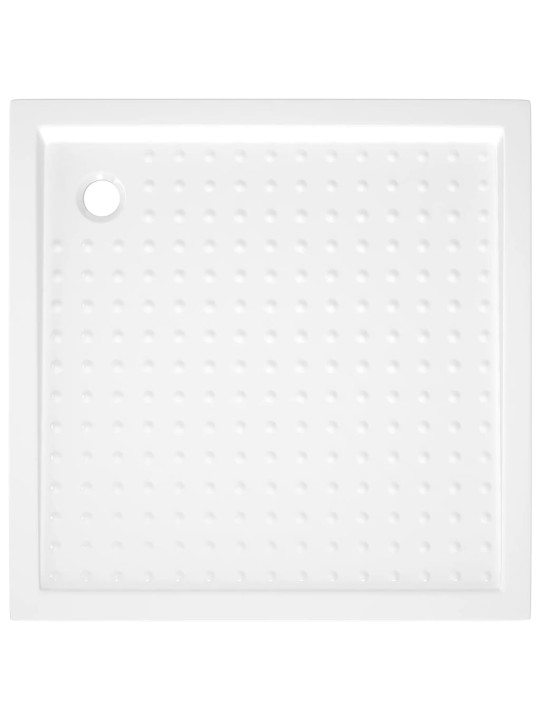 Sprchová vanička s puntíky bílá 90 x 90 x 4 cm ABS
