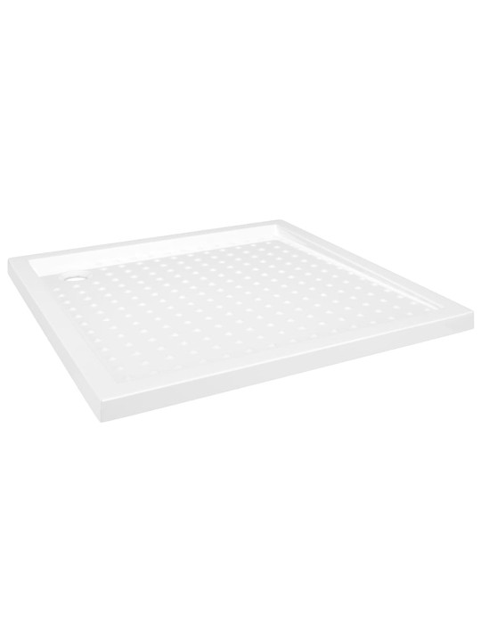 Sprchová vanička s puntíky bílá 80 x 80 x 4 cm ABS