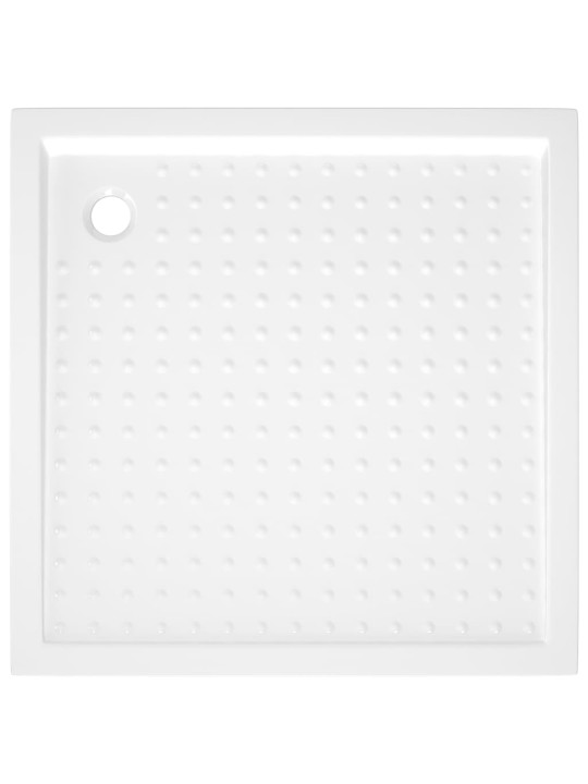 Sprchová vanička s puntíky bílá 80 x 80 x 4 cm ABS