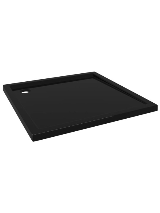 Čtvercová sprchová vanička ABS černá 80 x 80 cm