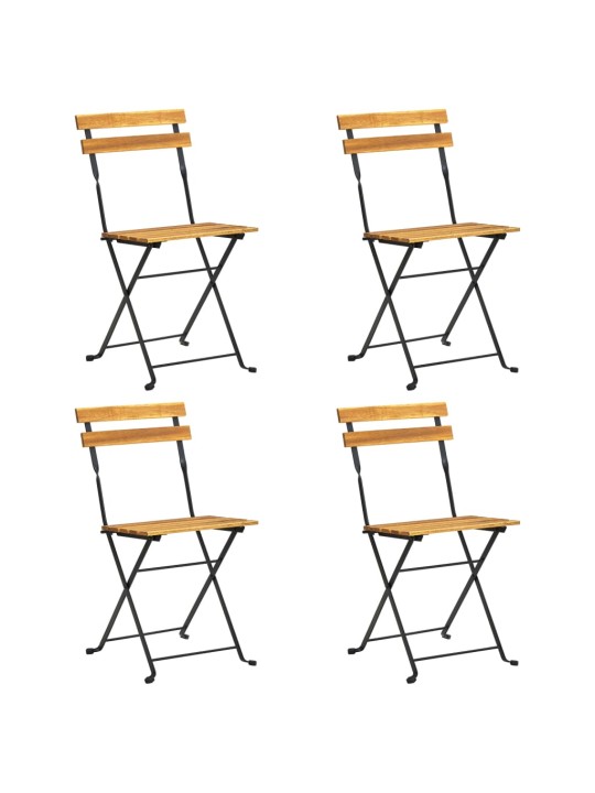 5dílný skládací zahradní jídelní set masivní akáciové dřevo