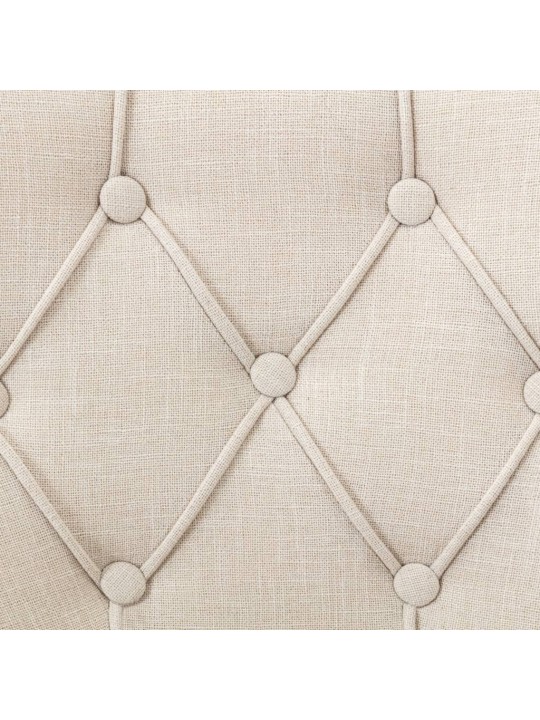 Jídelní židle 4 ks béžové textil