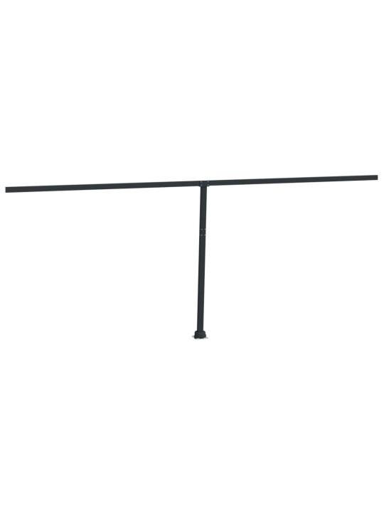 Sada sloupků pro markýzu antracitová 600 x 245 cm železo