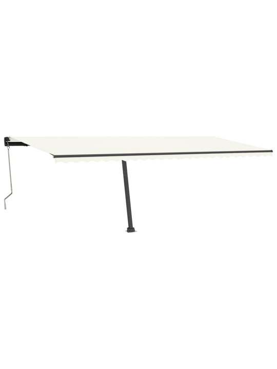 Sada sloupků pro markýzu antracitová 600 x 245 cm železo