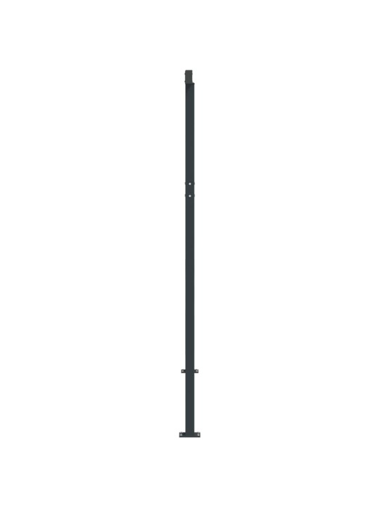 Sada sloupků pro markýzu antracitová 300 x 245 cm železo
