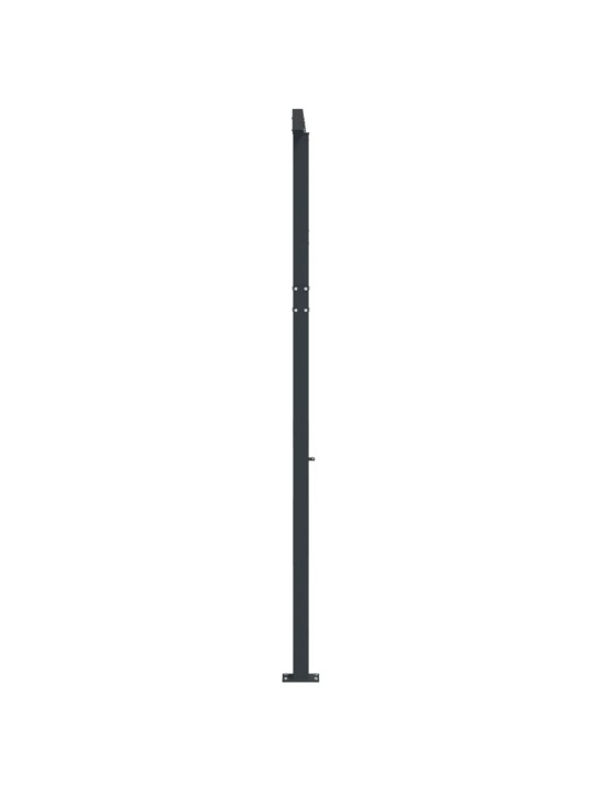 Sada sloupků pro markýzu antracitová 600 x 245 cm železo