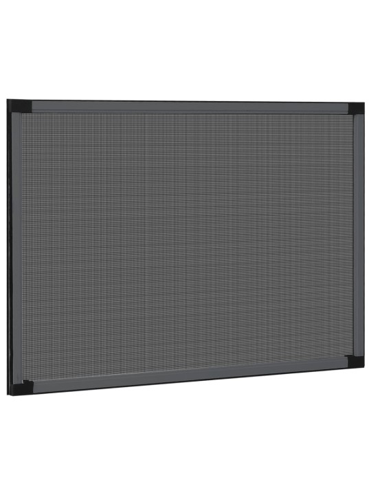 Posuvná okenní síť proti hmyzu antracitová (75–143) x 50 cm
