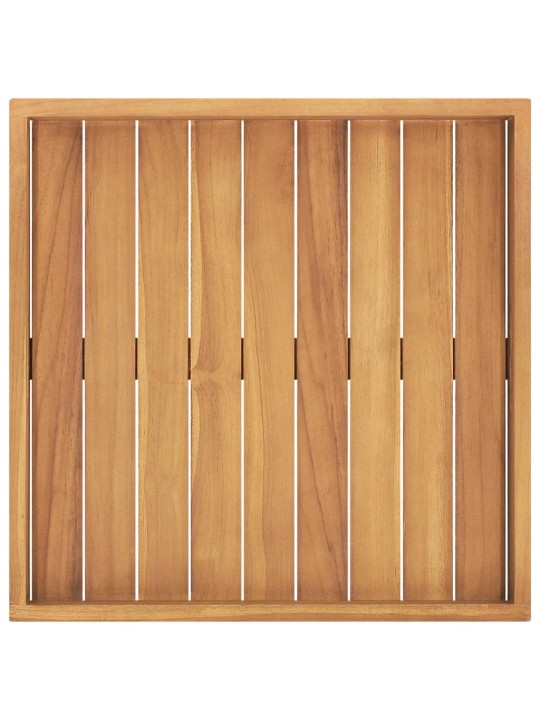 Servírovací podnos 50 x 50 cm masivní teakové dřevo