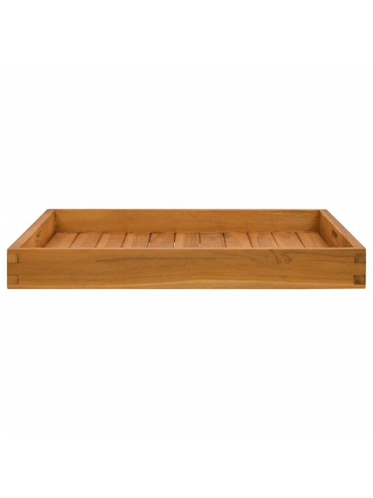Servírovací podnos 60 x 60 cm masivní teakové dřevo