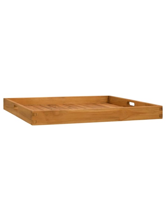 Servírovací podnos 70 x 70 cm masivní teakové dřevo