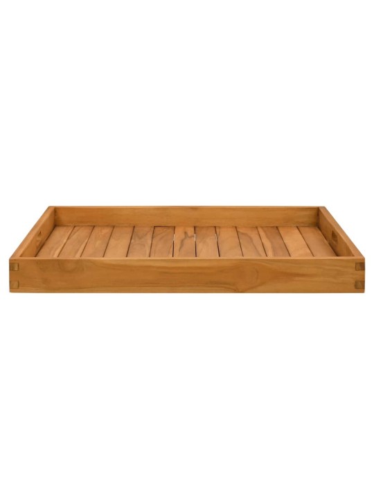 Servírovací podnos 70 x 70 cm masivní teakové dřevo