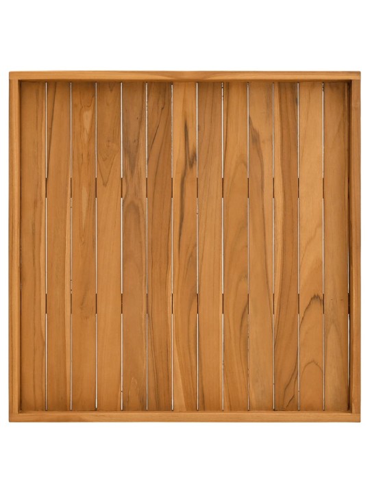 Servírovací podnos 70 x 70 cm masivní teakové dřevo