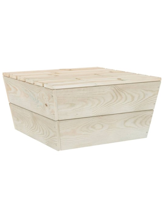 Zahradní stoly 2 ks 60 x 60 x 30 cm impregnované smrkové dřevo