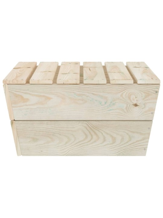 Zahradní stoly 2 ks 60 x 60 x 30 cm impregnované smrkové dřevo