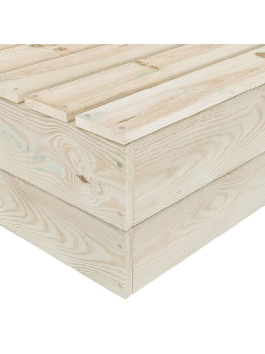 Zahradní stoly 2 ks 60 x 60 x 30 cm impregnované smrkové dřevo