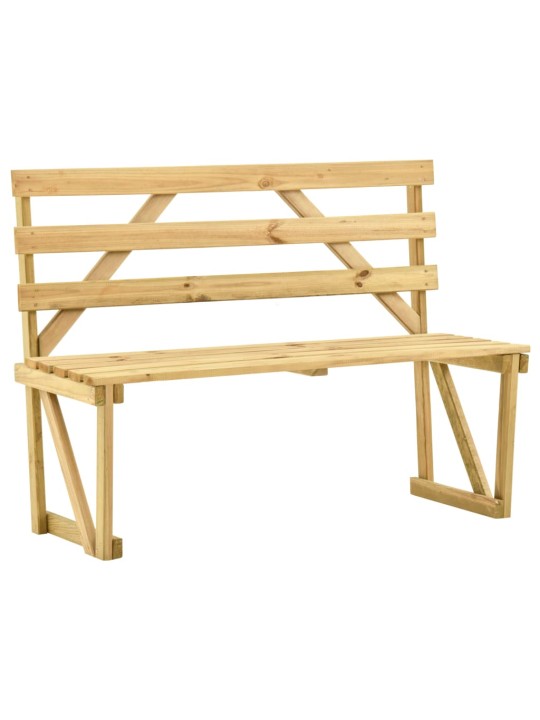 Zahradní lavice 120 cm impregnované borové dřevo