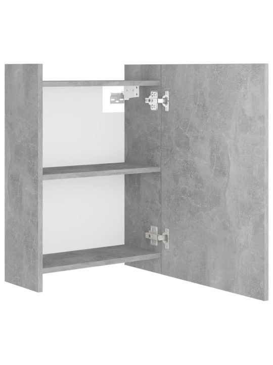 Zrcadlová skříňka betonově šedá 62,5x20,5x64cm kompozitní dřevo