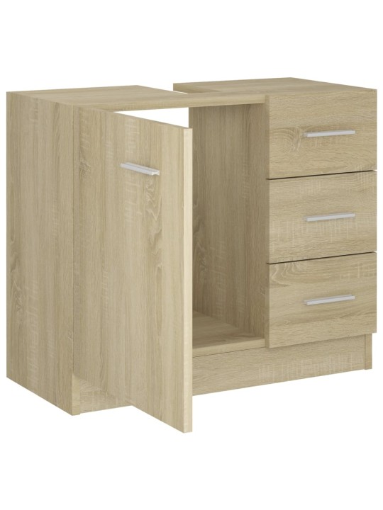 Skříňka pod umyvadlo dub sonoma 63x30x54 cm kompozitní dřevo