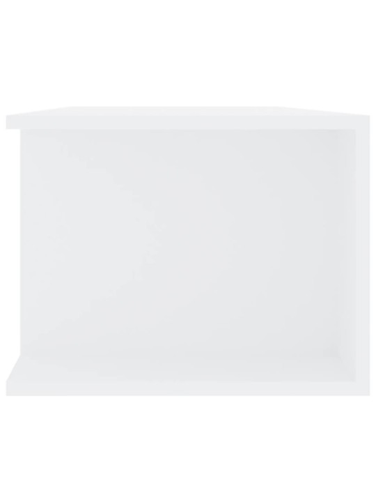 TV skříňka s LED osvětlením bílá 135 x 39 x 30 cm