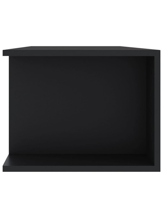 TV skříňka s LED osvětlením černá 135 x 39 x 30 cm